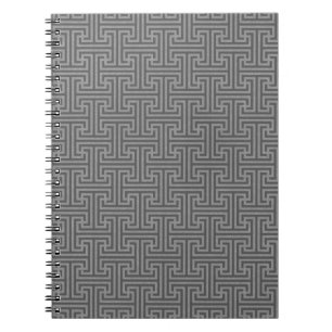 Simple geometric shapes notebook