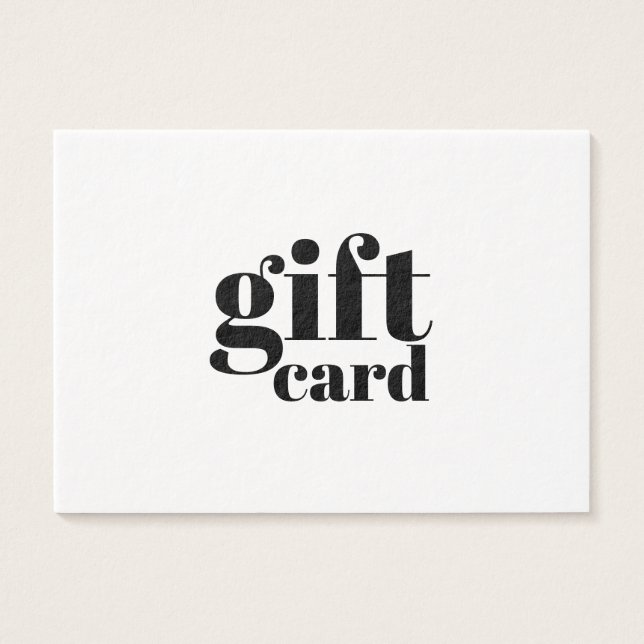 simple gift card (Front)