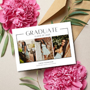 Simple Girl 3 Photo High School Graduation