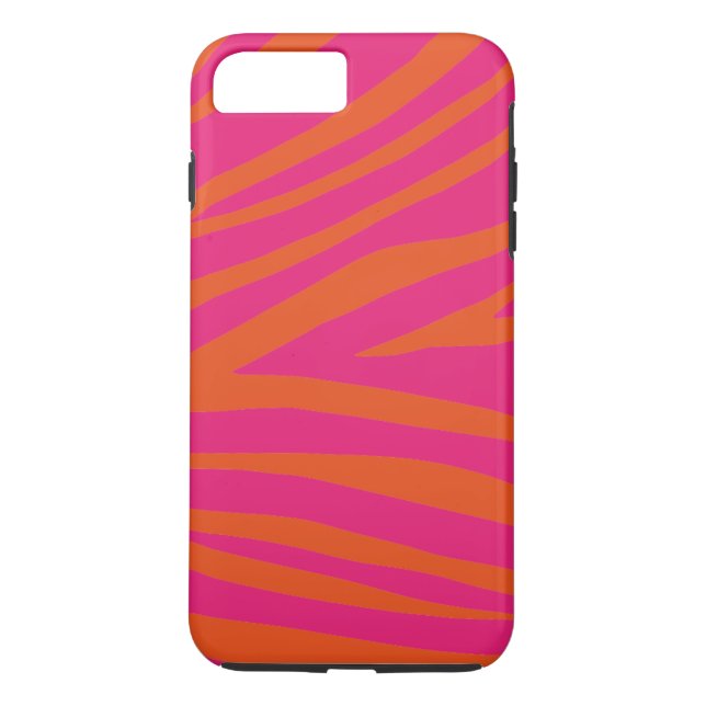 Simple Girly Zebra Stripes Texture Personalised Case-Mate iPhone Case (Back)