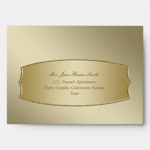 Simple gold any occasion envelopes