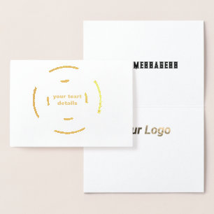 SIMPLE GOLD COLOR CONGRATULATION CARD