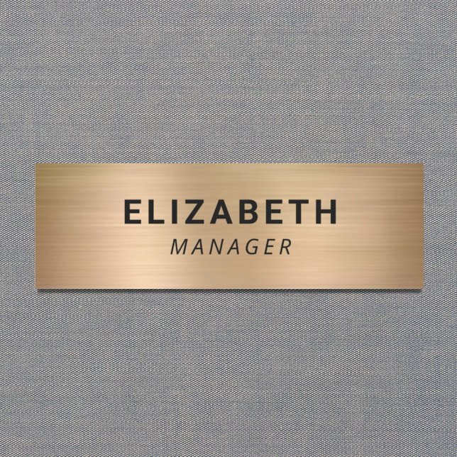 Simple Gold Name Tag (Creator Uploaded)