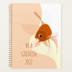 Simple Goldfish Minimal vector illustration Planner
