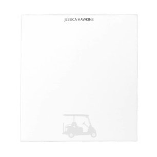 Simple Golf Fan Personal Stationery Golf Cart Notepad