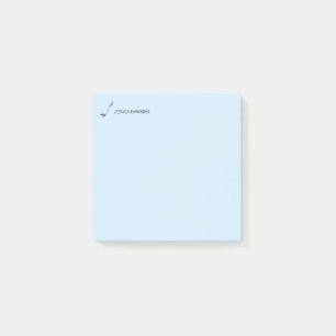 Simple Golf Fan Personal Stationery Golf Club Post-it Notes