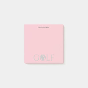 Simple Golf Fan Personal Stationery Post-it Notes