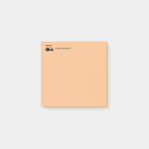 Simple Golf Fan Personal Stationery Post-it Notes