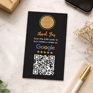 Simple Google Review Request|Modern Small Business Calling Card