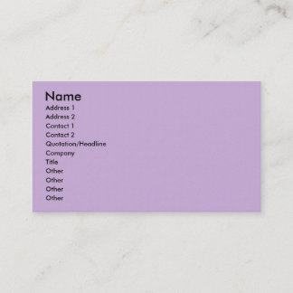 Simple graceful rough purple surface business card