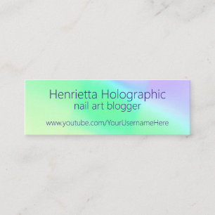 Simple Gradient Mini Business Card