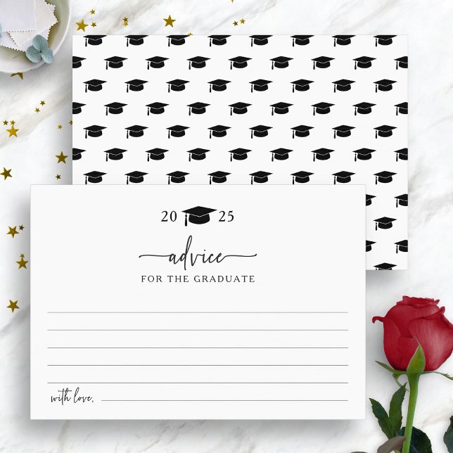 Simple Graduate Advice Card (Simple Graduate Advice Card by Painted Paperie
)