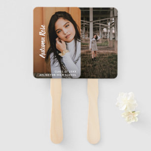 Simple Graduate Photo Modern Graduation Hand Fan