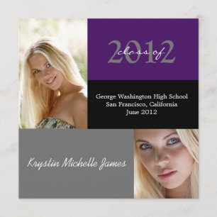 Simple Graduation Announcement