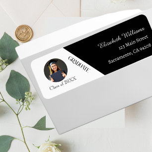 Simple Graduation Black and White