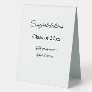 Simple graduation congratulations minimal add clas