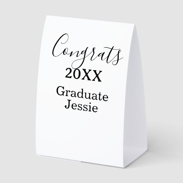 Simple graduation congratulations minimal add clas (Front)