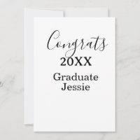 Simple graduation congratulations minimal add clas