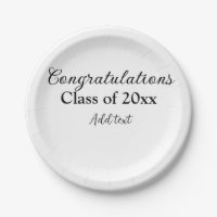 Simple graduation congratulations minimal add clas