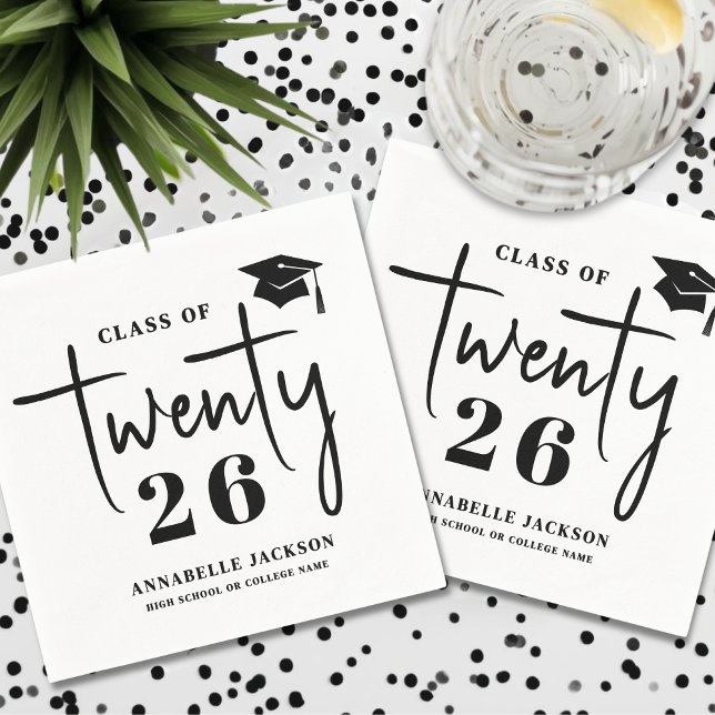 Simple Graduation Napkin (Simple Graduation Napkins)