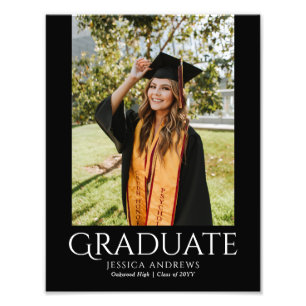Simple Graduation Stylish Modern Graduate Photo