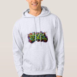 Simple graffiti hoodie