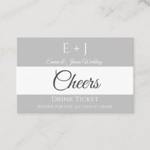 Drink Tickets Invitations Stationery Zazzle Uk