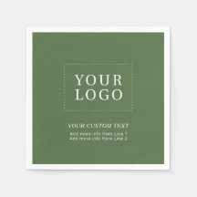 Simple Green Custom Business Logo Promotional
