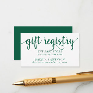 Simple Green Gift Registry   Sour Apple Any Event Enclosure Card
