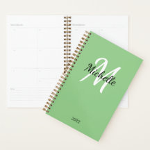 Simple Green Monogrammed