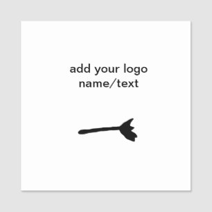 Simple green sparkle glitter add your logo number name tag