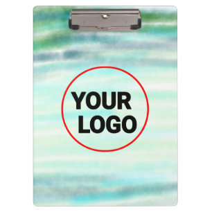 Simple green watercolor abstract add logo text min clipboard
