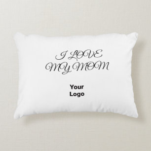 Simple green watercolor abstract add logo text min decorative cushion