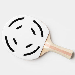 Simple green watercolor abstract add logo text min ping pong paddle