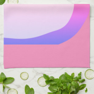 Simple green watercolor abstract add logo text min tea towel
