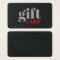 Simple Grey Red White Beauty Gift Card