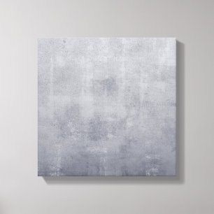 Simple Grey rustic stone effect Canvas Print