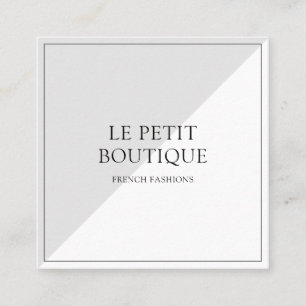 Simple Grey White Fashion Clothing Chic Price Tag