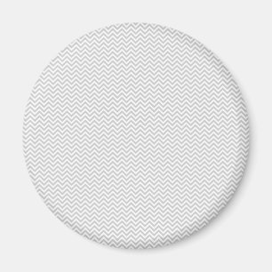 Simple Grey ZigZag Magnet
