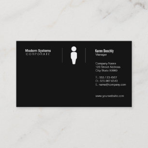 Simple Grid Business Card