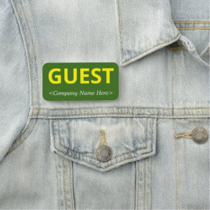 Simple "GUEST" Name Tag