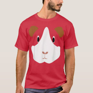 Simple Guinea Pig Face Costume T-Shirt