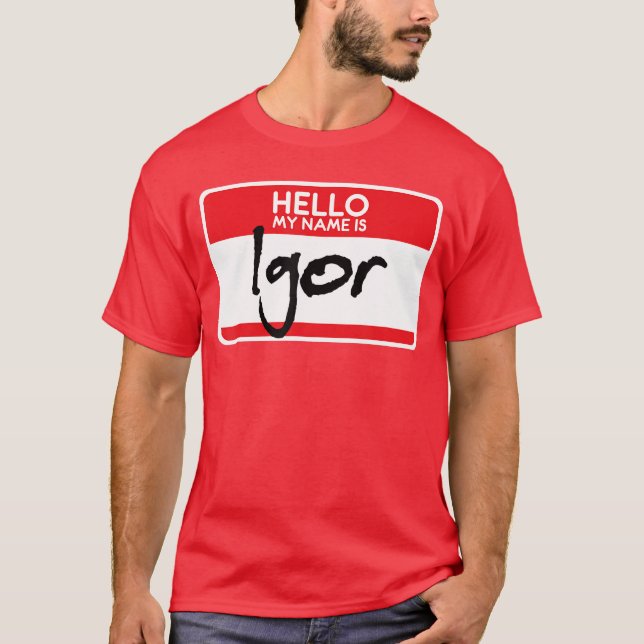 Simple Halloween Costume Idea Horror Film My Name  T-Shirt (Front)