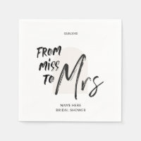 Simple Hand Lettering Bridal Shower