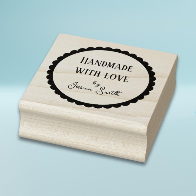 Simple Handmade with Love Craft Rubber Stamp (Creator Uploaded)