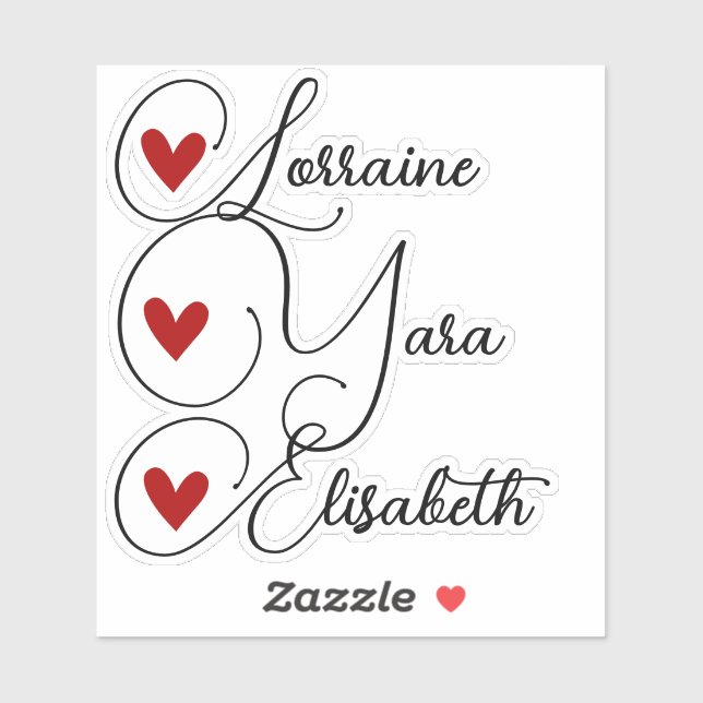 Simple Handmade with Love Heart Simple Stylish  (Sheet)