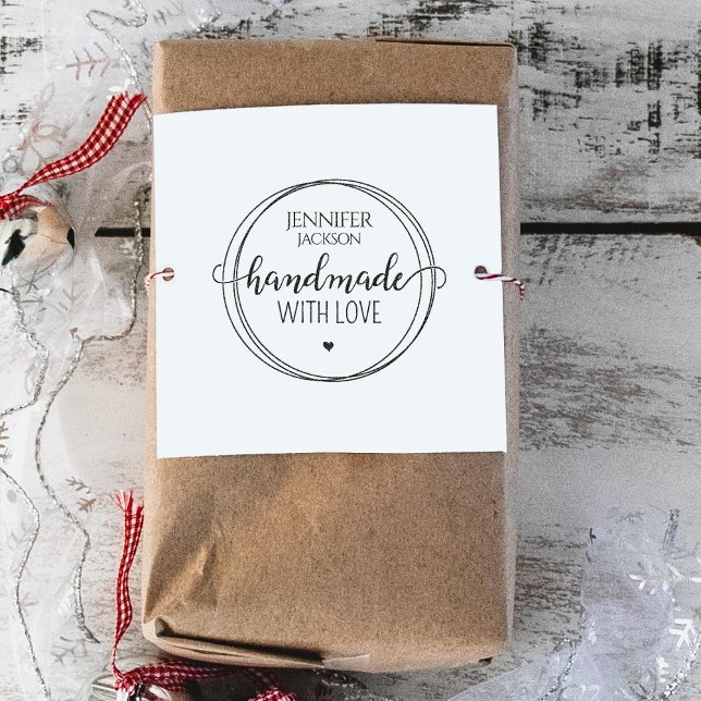 Simple Handmade with love Ring  Rubber Stamp (Creator Uploaded)