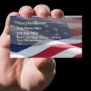 Simple Handyman Business Card