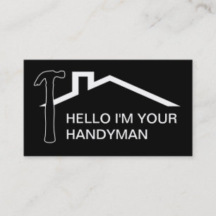 Simple Handyman Business Cards