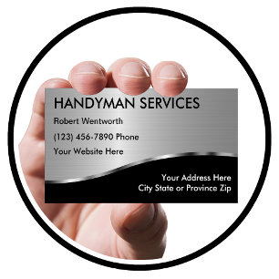Simple Handyman Business Cards